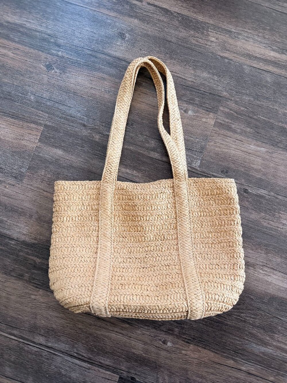 Draper James Woven Rattan Shoulder Bag